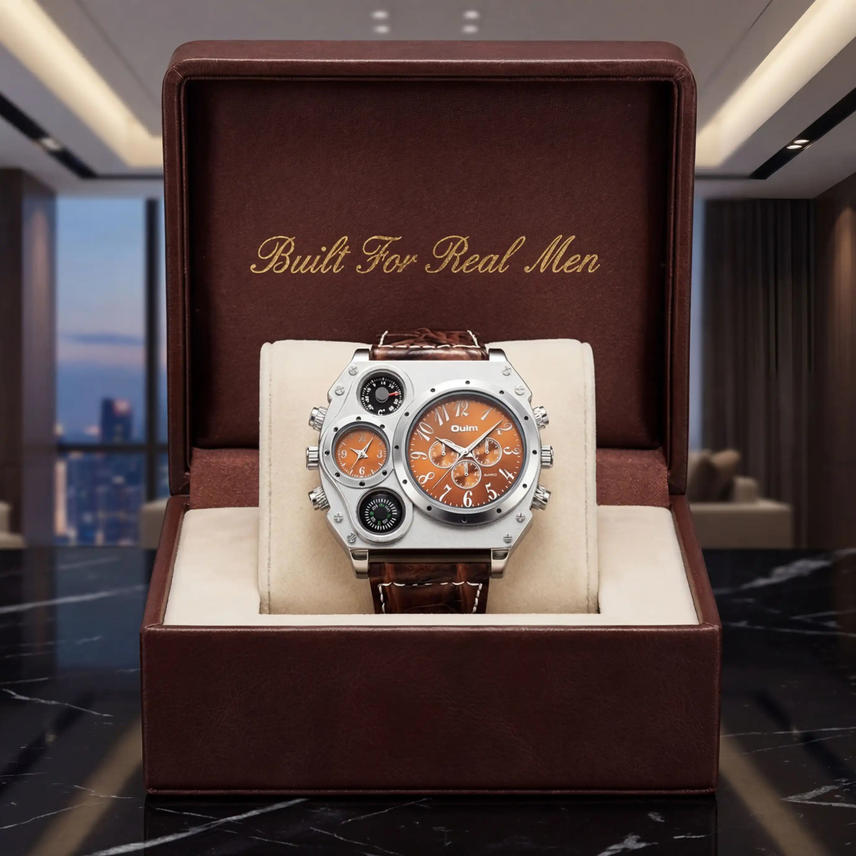 OULM 1349 Titan Men's Multi-Dial Watch
