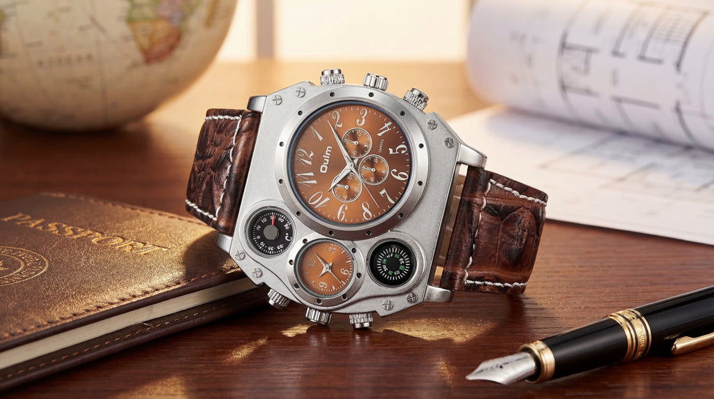 OULM 1349 Titan Men's Multi-Dial Watch