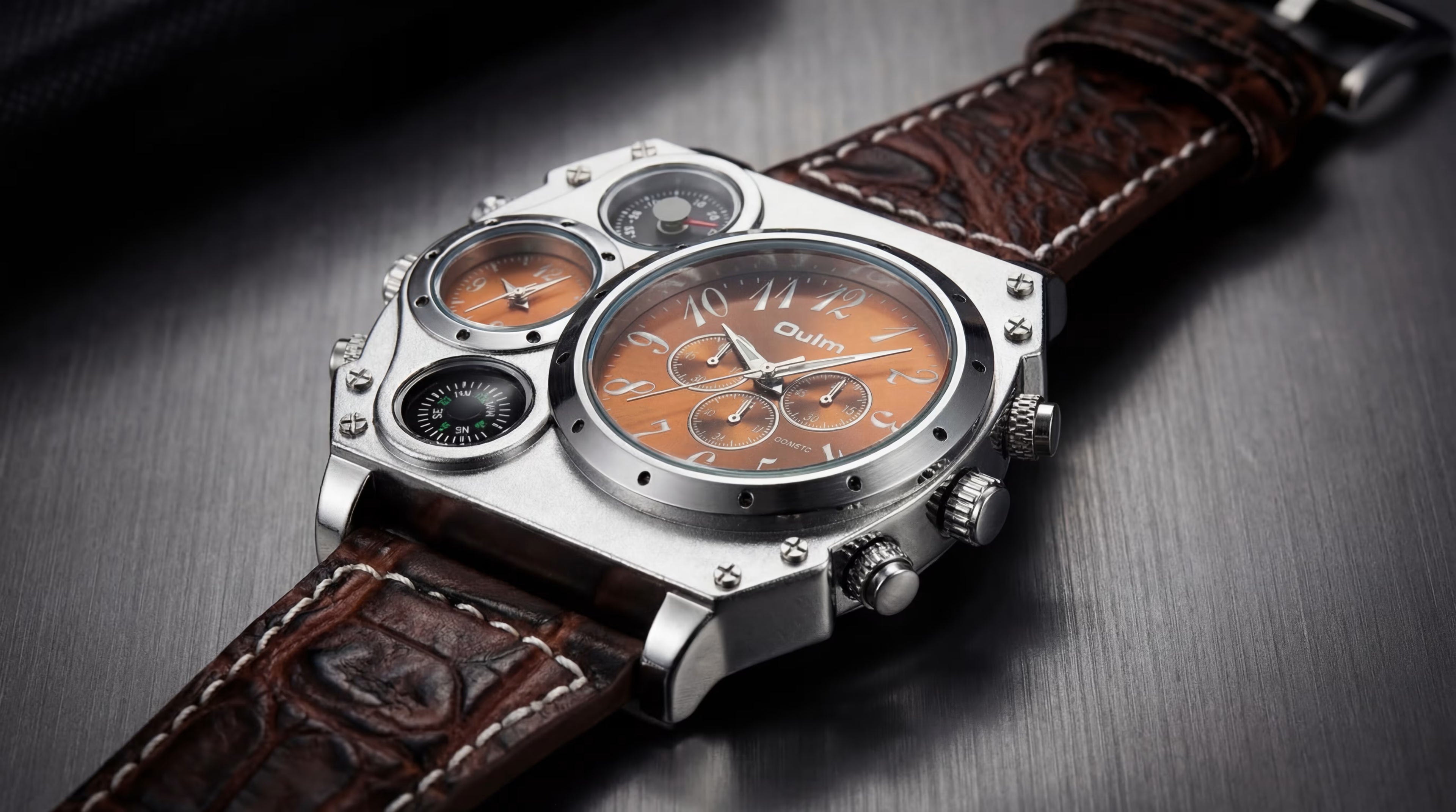 OULM 1349 Titan Men's Multi-Dial Watch