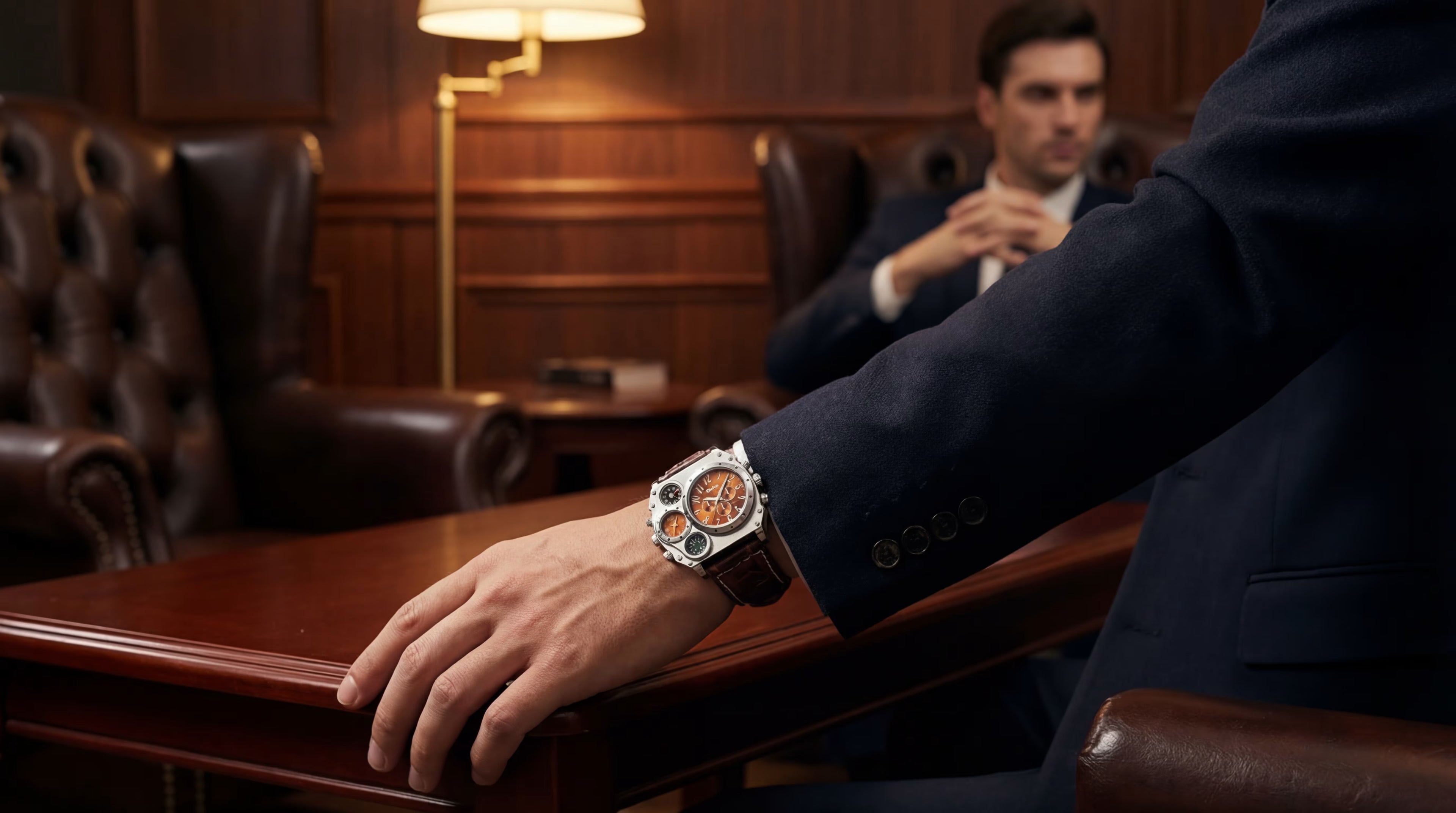 OULM 1349 Titan Men's Multi-Dial Watch